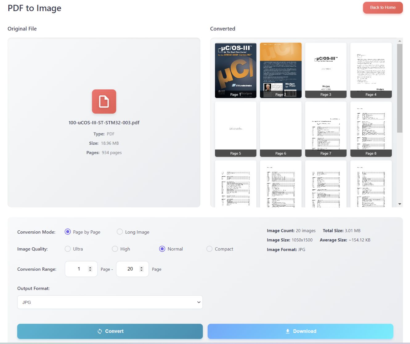 PDF to Image Process